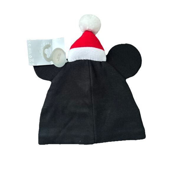 NWT Disney Mickey Mouse Christmas Holiday Beanie Knitted Hat/Cap - Picture 2 of 3